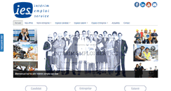 Desktop Screenshot of interim-emploi-service.fr