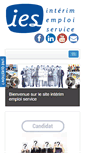 Mobile Screenshot of interim-emploi-service.fr